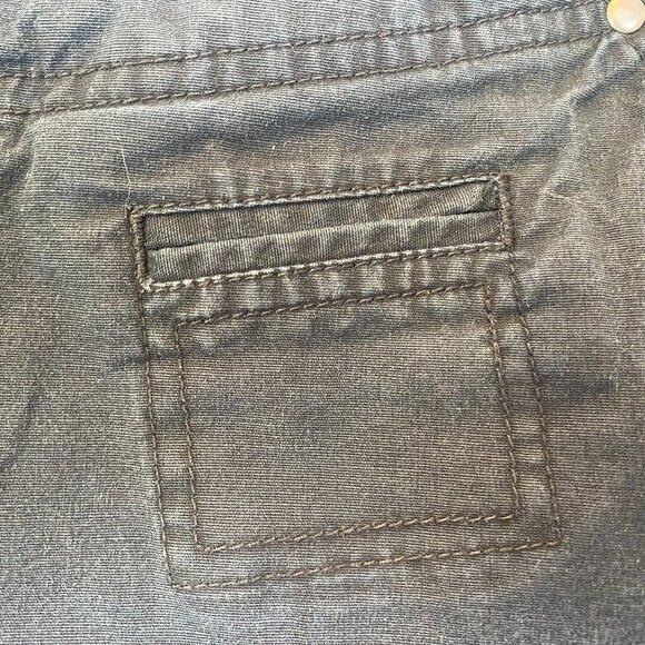 Dockers Womens Black Mini Skirt Size 8 Cotton/Spandex Blend Casual Favorite Fit - Picture 7 of 10